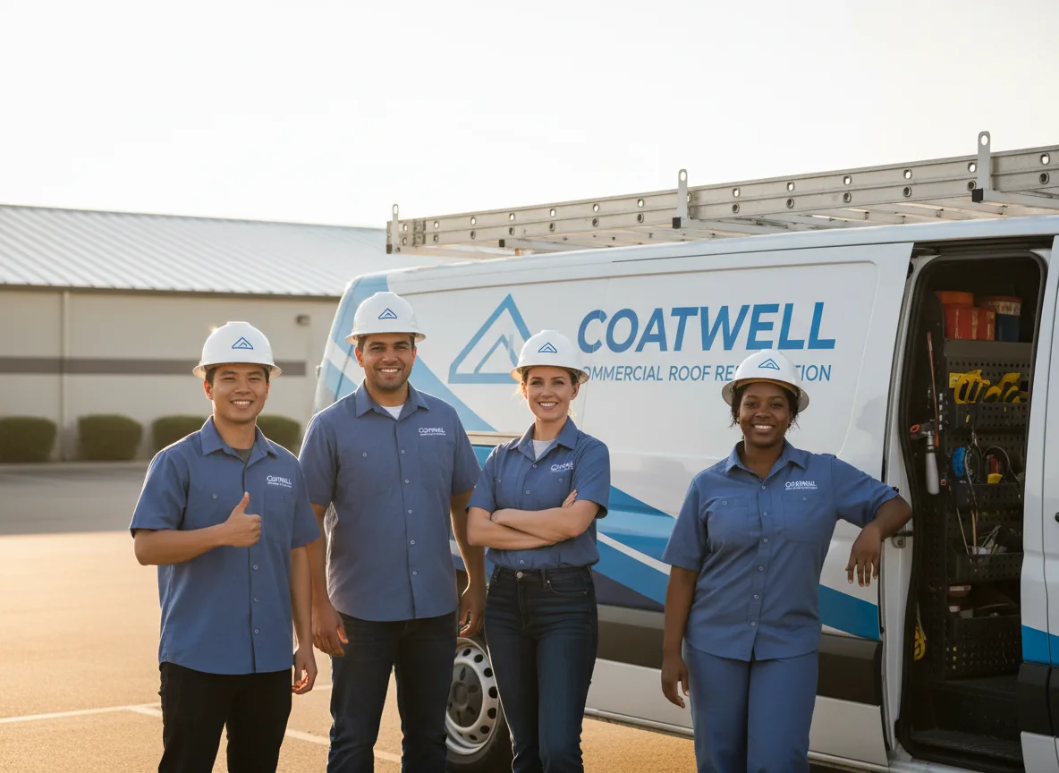 Commercial roof coating company in Chatfield, TX